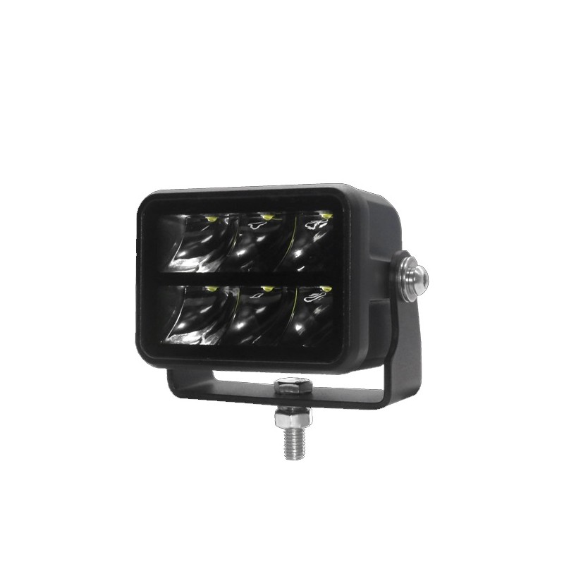 ΠΡΟΒΟΛΕΑΣ ΟΔΗΓΗΣΗΣ LED OSRAM DRIVING LIGHT 6x5W HP LED 12/24V 30W 2520lm 85x62x74mm BLACK SERIES M-TECH - 1 ΤΕΜ.