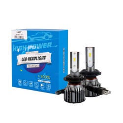 H7  1224V 6.500K 6.400lm 50W CSP1860 LED LSG SERIES +300% KIT M-TECH - 2 ΤΕΜ.
