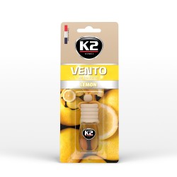 K2 Αρωματικό Υγρό Κρεμαστή Αυτοκινήτου Vento Λεμόνι 8ml 1τμχ V455