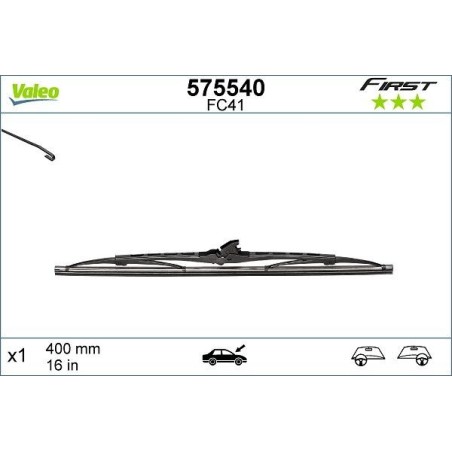 Valeo First VF41 Υαλοκαθαριστήρας Αυτοκινήτου Οδηγού 400mm 575540