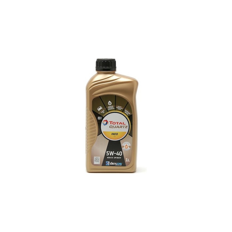Total Συνθετικό Λάδι Αυτοκινήτου Quartz Ineo 5W-40 C3 1lt