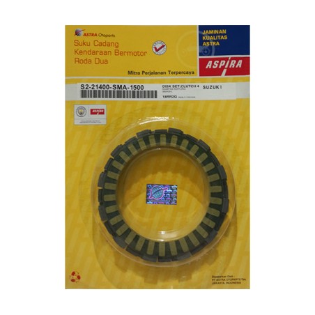 Δίσκοι Συμπλέκτη ASPIRA (Σετ/4τμχ) FL125ADDRESSS