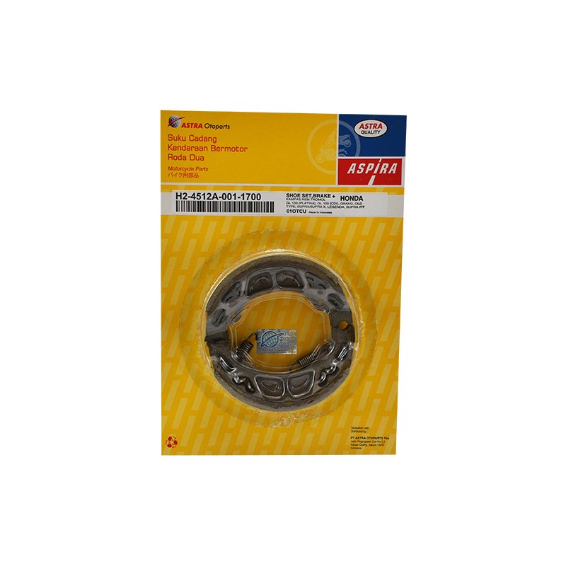 Σιαγώνες Φρένα με Ελατ. ASPIRA H303 C100GRAND,NF100SUPRA,AGILITY125, E-ZI MINI