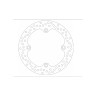 Δισκόπλακα SBS/5002 256X144X4,0X4X10.5 Εμπρ. CB350/450'87-90,XL600V'99,XR650L'93-18,NX650DOM.'88-99