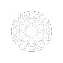 Δισκόπλακα SBS/5021 300X80X5,0X5X10,5 Εμπρ. ZX-6R,ER-6N,VERSYS650/1000,Z750'07-12