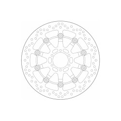 Δισκόπλακα SBS/5024 320X64X5,0X6X8,5(10,5) Εμπρ. DUCATI,690DUKE,RSV4-1000