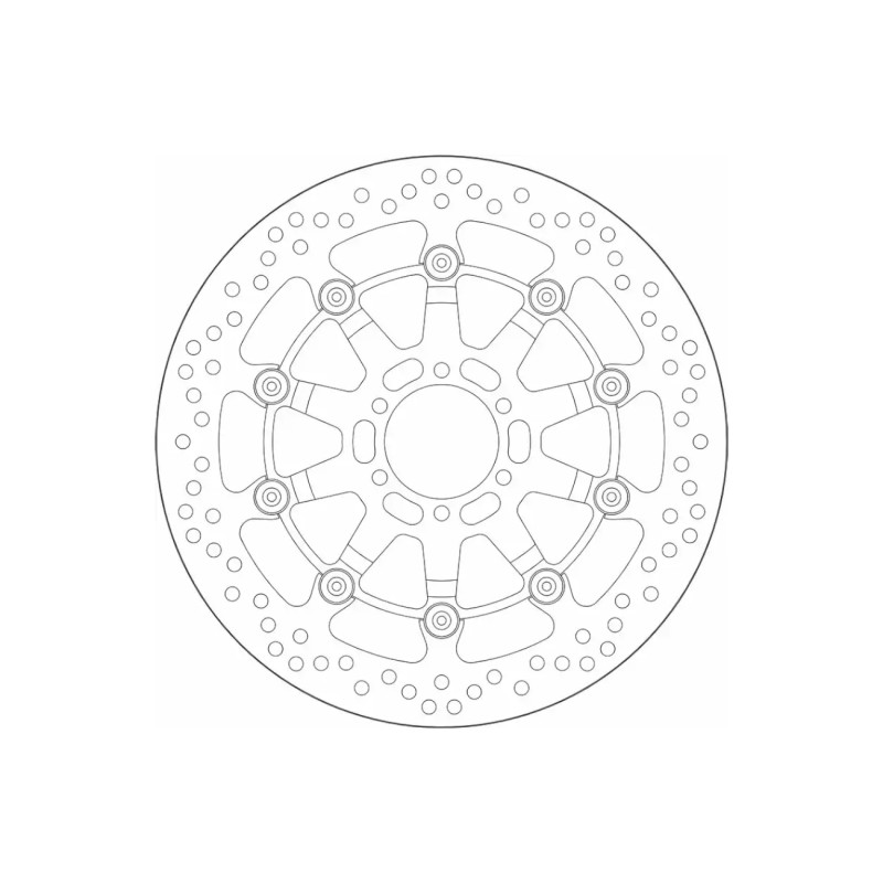 Δισκόπλακα SBS/5024 320X64X5,0X6X8,5(10,5) Εμπρ. DUCATI,690DUKE,RSV4-1000
