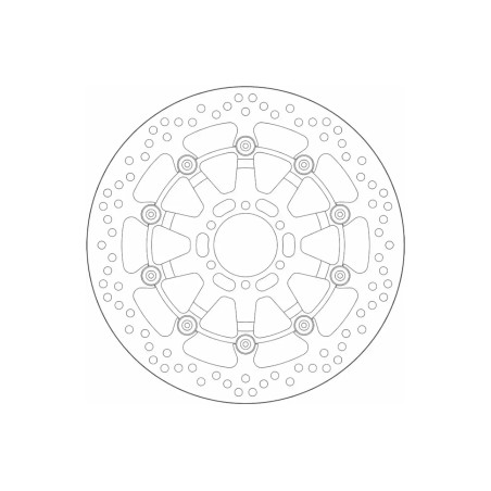 Δισκόπλακα SBS/5024 320X64X5,0X6X8,5(10,5) Εμπρ. DUCATI,690DUKE,RSV4-1000