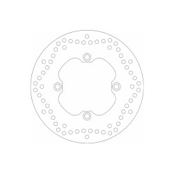 Δισκόπλακα SBS/5081 240X105X5,0X4X10,5 Πισ. SH125I/150I'09-12,SH125/150'13-17,SH300,TRANSALP600/650/700,CB500S