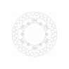 Δισκόπλακα SBS/5085 250X118X3,0X6X6,5 Εμπρ. YZ250F'01-15,YZ125'02-17,WR450F'03-15