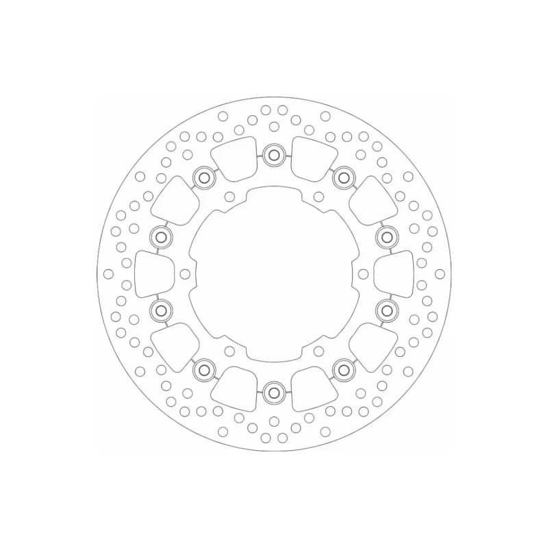 Δισκόπλακα SBS/5086 298X132X5,0X6X8,5 Εμπρ. TDM900'02-14,XT660TENERE'08-14