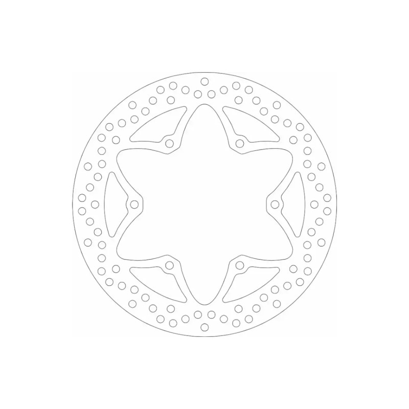 Δισκόπλακα SBS/5087 282X132X5X6X8,5 Εμπρ/Πίσω XV125/250/750/1100VIRAGO,XTZ660TENERE/1200SUPER TENERE
