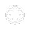 Δισκόπλακα SBS/5089 240X110X5,0X6X6.5 Πισ. PEGASO650'01-09,BENELLI/TNT899/1130CAFE RACER,BMW/F650GS'01-14
