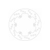 Δισκόπλακα SBS/5091 220X115X4,0X6X6.5 Εμπρ.DT125R,TDR125R,WR,250,YZ250/400