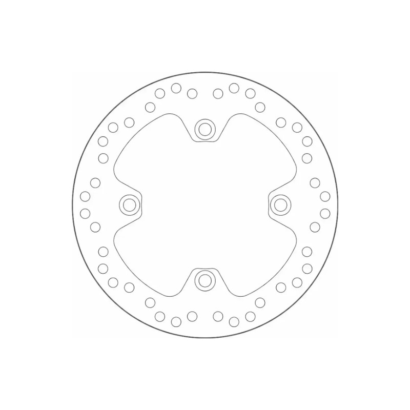 Δισκόπλακα SBS/5092 220X105X4,0X4X10,5 Εμπρ. SH125/150'02-08,SH125I/150I'07-13,NES@125/150'01-06