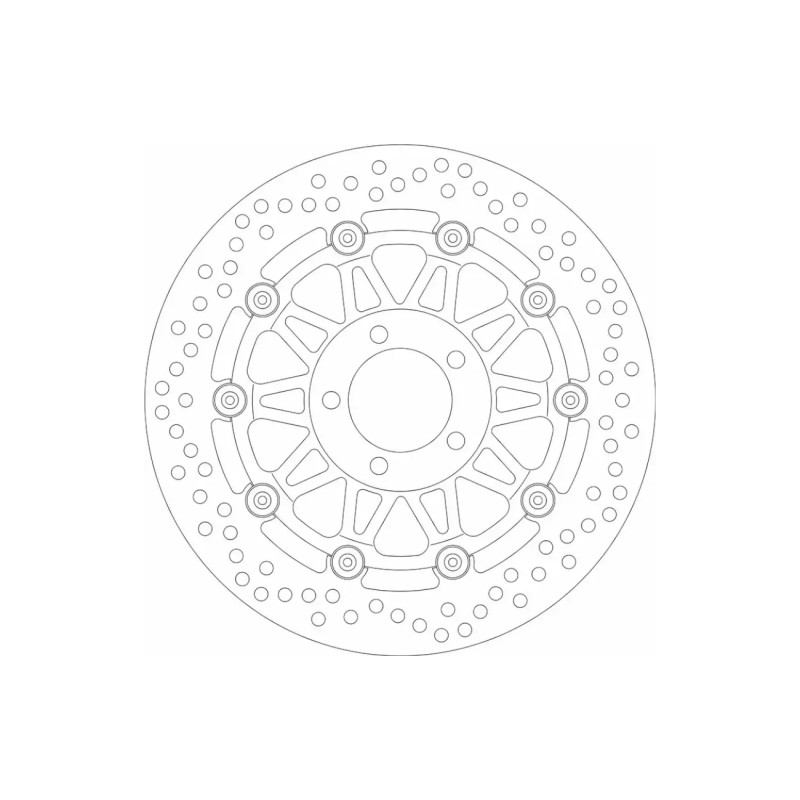 Δισκόπλακα SBS/5100 300X61X5,0X5X10,5  Εμπρ. Z750'04-06,ZX-12R,GPZ1100,ZR750,ZX-6R