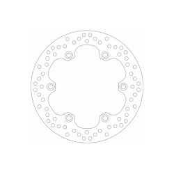 Δισκόπλακα SBS/5105 256X144X5,0X6X10,5 Πισ. SH300'07-14,XLV1000VARADERO'04-07,CBR100XX'97-