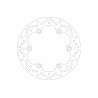 Δισκόπλακα SBS/5105 256X144X5,0X6X10,5 Πισ. SH300'07-14,XLV1000VARADERO'04-07,CBR100XX'97-