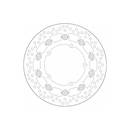 Δισκόπλακα SBS/5118 298X132X5,0X5X8,5 Εμπρ. MT-03'16-17,FAZER600'04-08,MT-03 660'06-13,