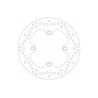 Δισκόπλακα SBS/5167 240X105X4,0X4X10,5 Εμπρ. SH125/150'13-17,SH125I/150I'09-12,FORZA250'00-13,PANTHEON125/150'98-06