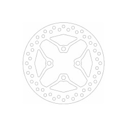 Δισκόπλακα SBS/5173 220X58,3X3,5X4X10,5 Εμπρ. VISION110'10-12,WAVE110'12-16,PCX125'09-17