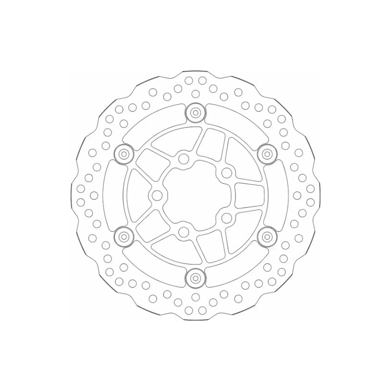 Δισκόπλακα SBS/5175 260X58X4,0X5X10,5 Εμπρ. DOWNTOWN125I'10-/300'11-16,K-XCT300