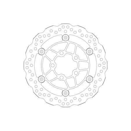 Δισκόπλακα SBS/5175 260X58X4,0X5X10,5 Εμπρ. DOWNTOWN125I'10-/300'11-16,K-XCT300