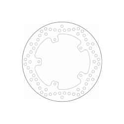 Δισκόπλακα SBS/5192 240X125X4,0X5X6,5 Πισ. FX125RUNNER'00-