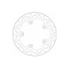 Δισκόπλακα SBS/5212 267X132X4,5X5X8,5 Εμπρ. X-MAX125/250'05-16,MAJESTY400'04-13