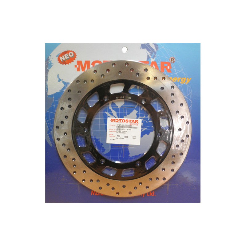 Δισκόπλακα MOTOSTAR 282X132X5X8.6(321) XT600E'95-03,VMAX1200'93-06,FR XP500T-MAX'00-03,XTZ TENERE750'12