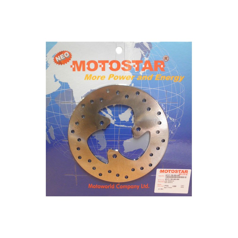 Δισκόπλακα MOTOSTAR 190X58X4/3X8(303) SCARABEO50/LEONARDO125,TYPHOON50/125,YAM-NEOS50/100,SYM/FIDDLE-II/125