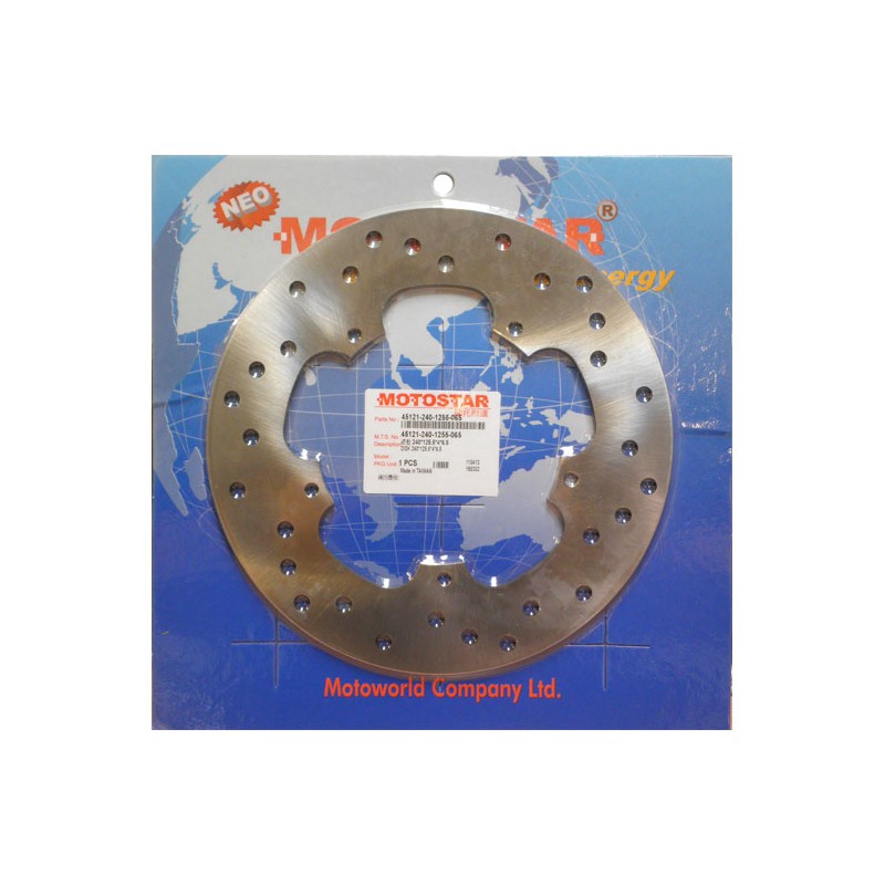 Δισκόπλακα MOTOSTAR 240X125.5X4/5X6.5(1071) LIBERTY125/150,DNA50,RUNNER125,X9-125/200/250,BEVERLY400E3/TOURER,X8-250,MP3-250