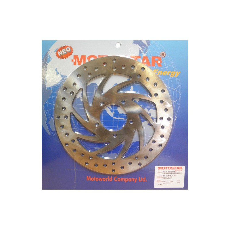 Δισκόπλακα MOTOSTAR 260X60X4/5X8.5(292) MEDLEY150,SCARABEO200/250'06-08/300,SPORTCITY125'04-12/300