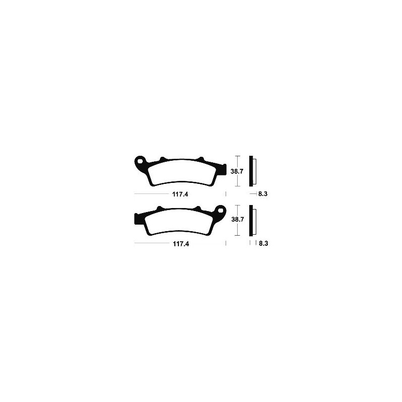 Τακάκια BENDIX MA261 FA324 STD FR ATLANTIC 125-200