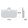 Τακάκια SBS 796HS FA335 FR