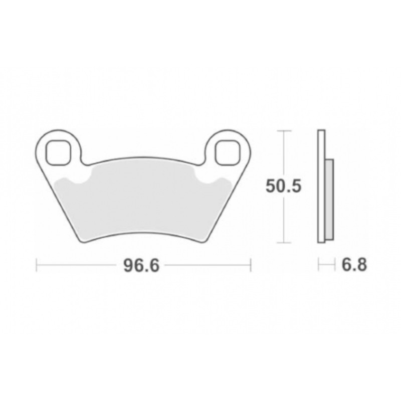 Τακάκια SBS 800ATS FA354 POLARIS
