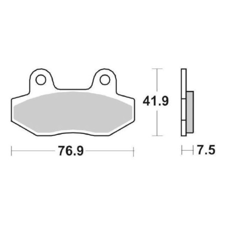 Τακάκια SBS 814HF FA86 STD FR/RR SPRINTER125