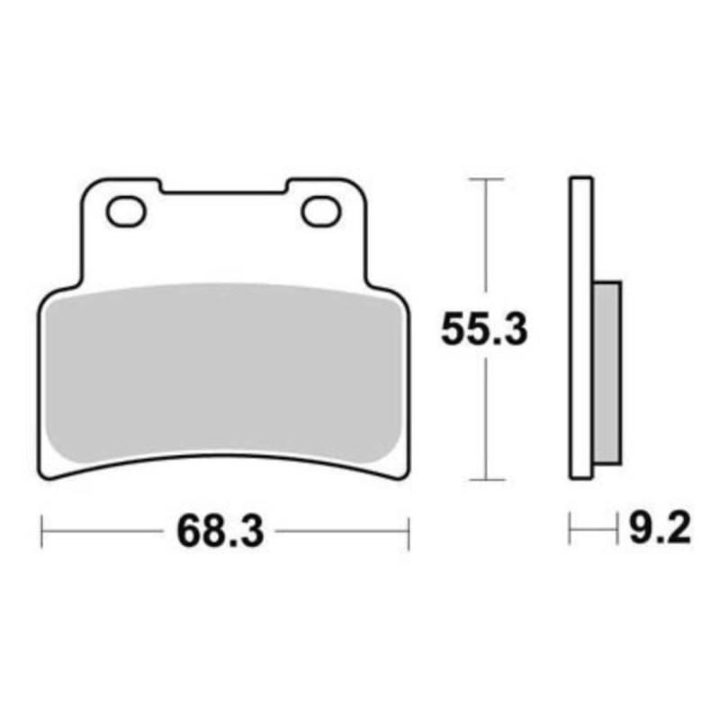 Τακάκια SBS 844HS FA432