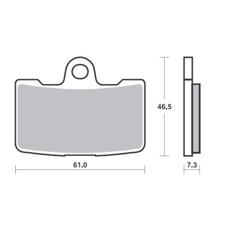 Τακάκια SBS 856DS 4τμχ/Σετ FA454/4 DUAL SINTER  FR. BUELL/1125CR,R,XB12R