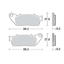 Τακάκια SBS 862LS FA488 RR