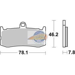 Τακάκια SBS 864DC FA491 DUAL CARBON