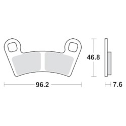 Τακάκια SBS 898SI FA456 SINTER