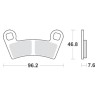 Τακάκια SBS 898SI FA456 SINTER