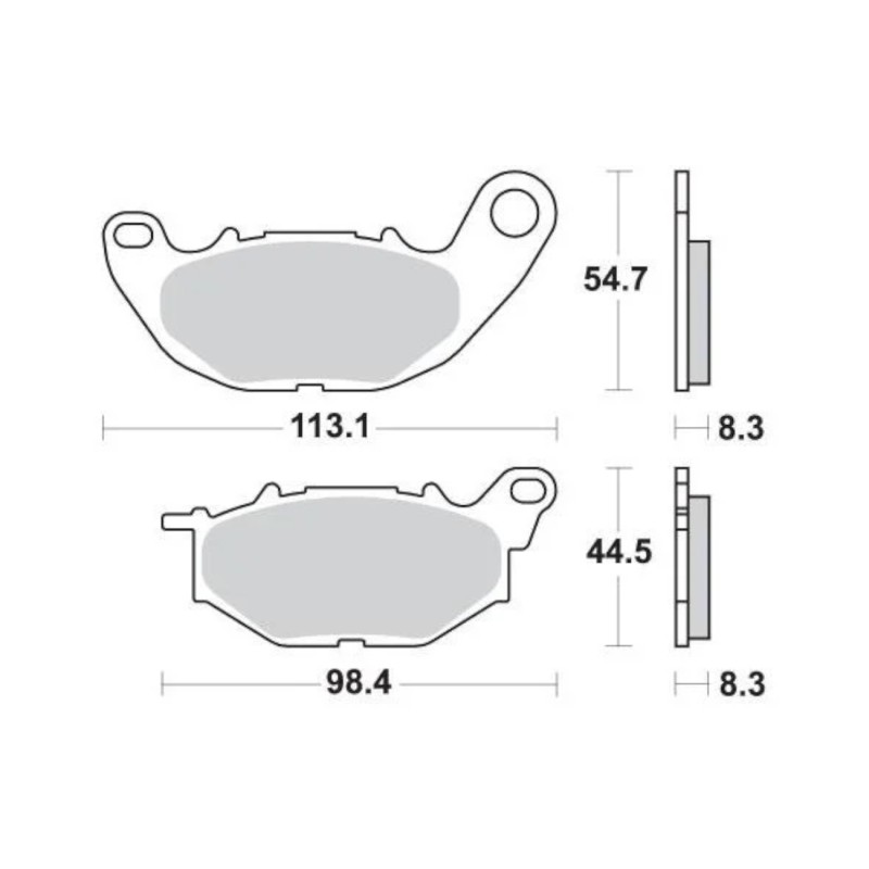 Τακάκια SBS 931HF FA663 Εμπρός YZF250R25,YZF321R3,MT-03/321,MT-25/250