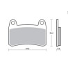 Τακάκια SBS 933HS FA658 FR BN251 ABS E4,BN302,TRK251 E4,LEONCINO250,RKV125/150