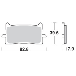 Τακάκια SBS 940SP FA679 SP-EVO