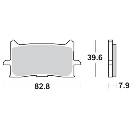 Τακάκια SBS 940SP FA679 SP-EVO