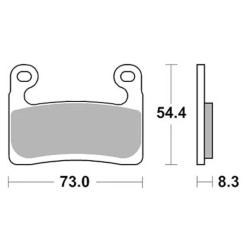 Τακάκια SBS 960DS-1 DUAL SINTER
