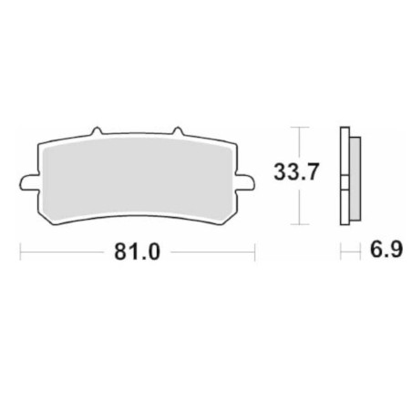 Τακάκια SBS 962RST FR VIESTE300