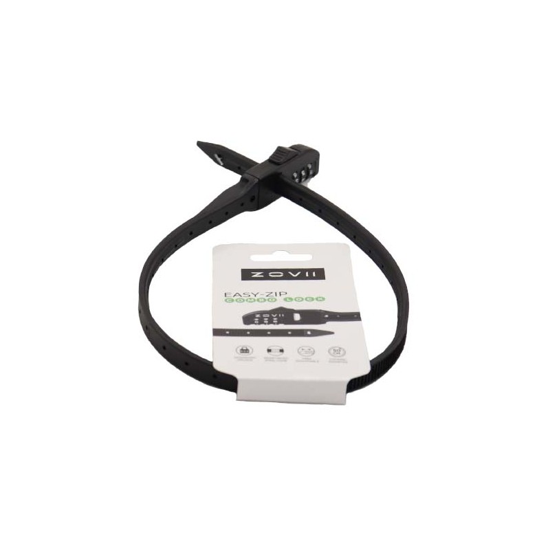 Κλειδαριά Λουκέτο για Κράνος  με Συνδυασμό (ZIP LOCK) EZL-BK ZOVII